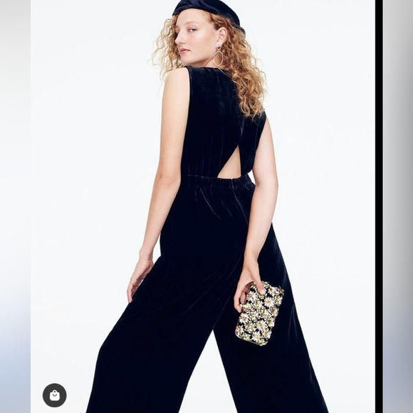 JCREW BEADED VELVET EMBELLISHED CLUTCH NWT - Picture 9 of 9